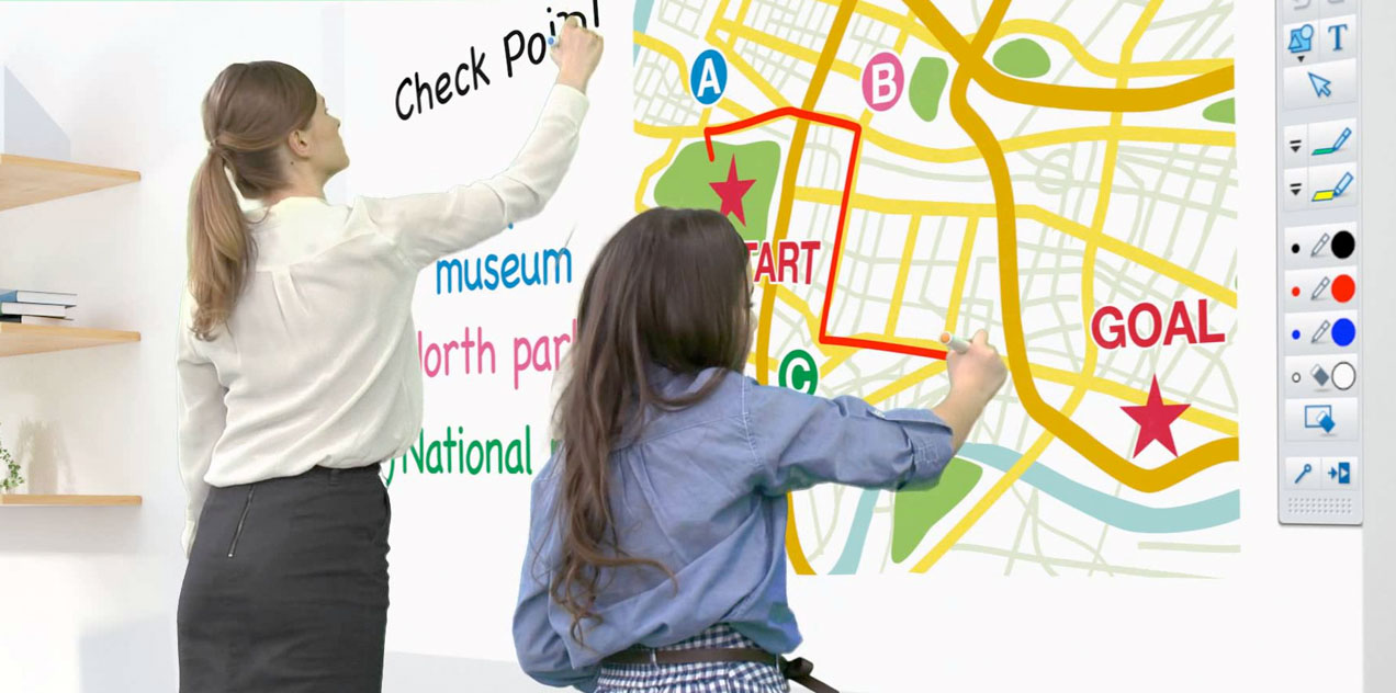 Epson Interactive Projectors EB-595Wi Ultra short throw in schools