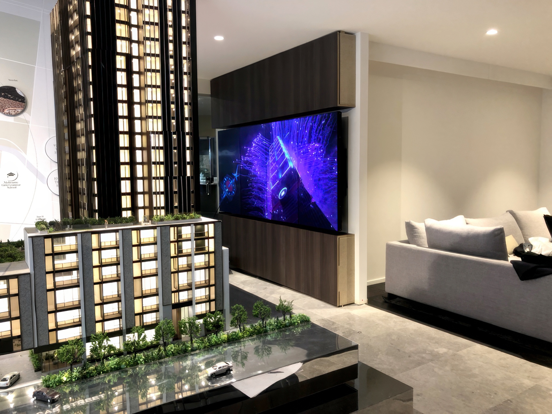 Landence The Evermore 1x4 Video Wall Melbourne