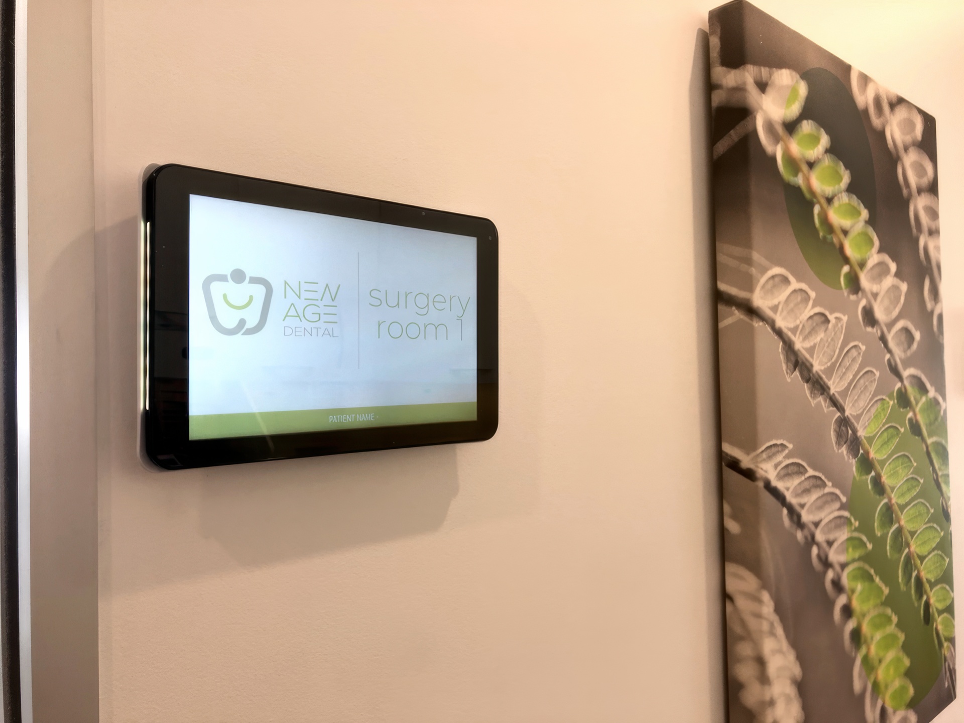 New Age Dental IAdea Digital Sign Board Melbourne Signage