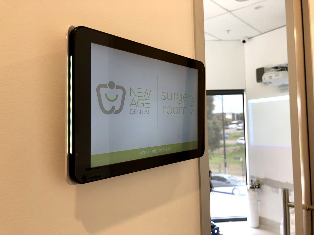 New Age Dental IAdea Digital Sign Board Melbourne Signage