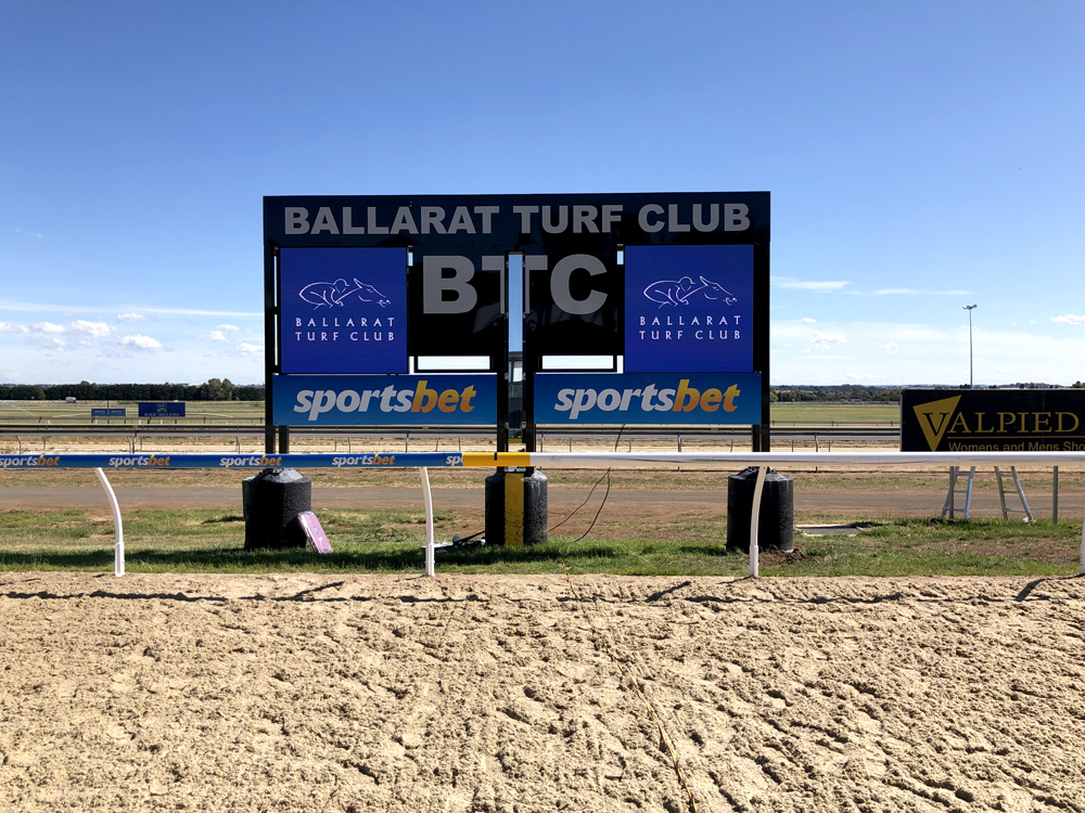 Ballarat Turf Club Racing Victoria LED Audio Visual Installation Melbourne