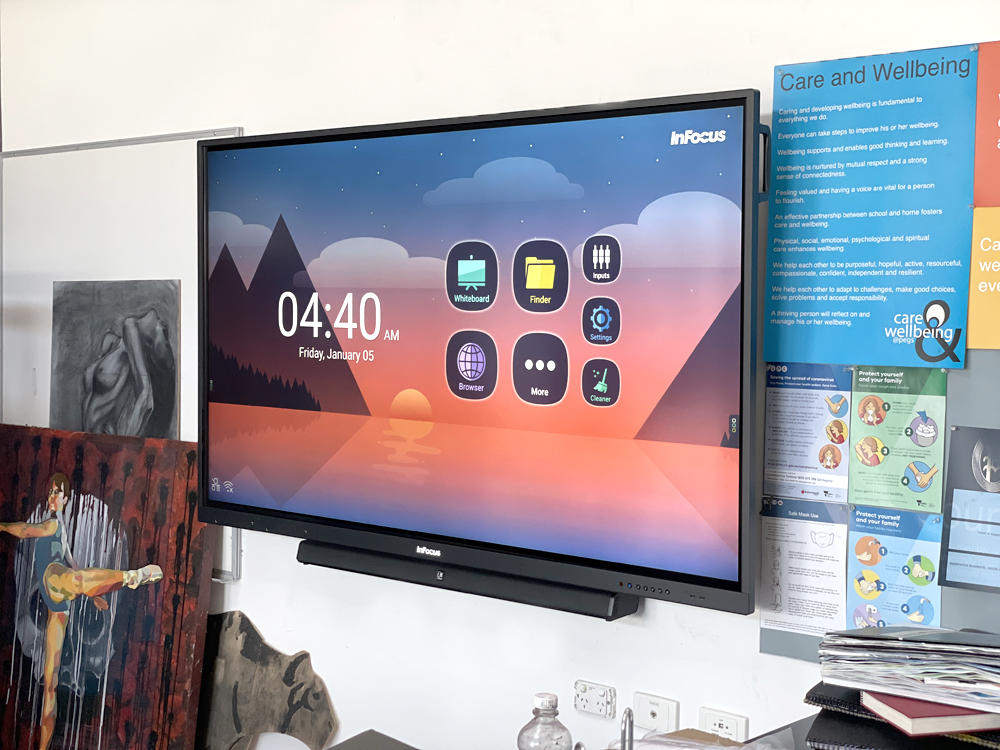 PEGS InFocus J Touch Interactive Touchscreen Melbourne Australia