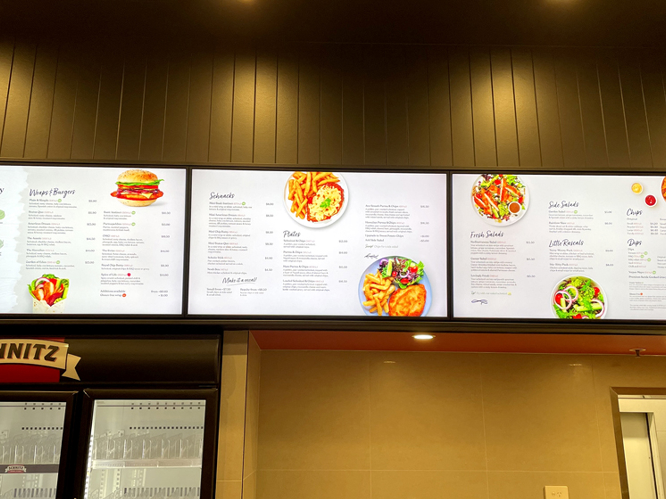 Schnitz Digital Menu Boards Vision One