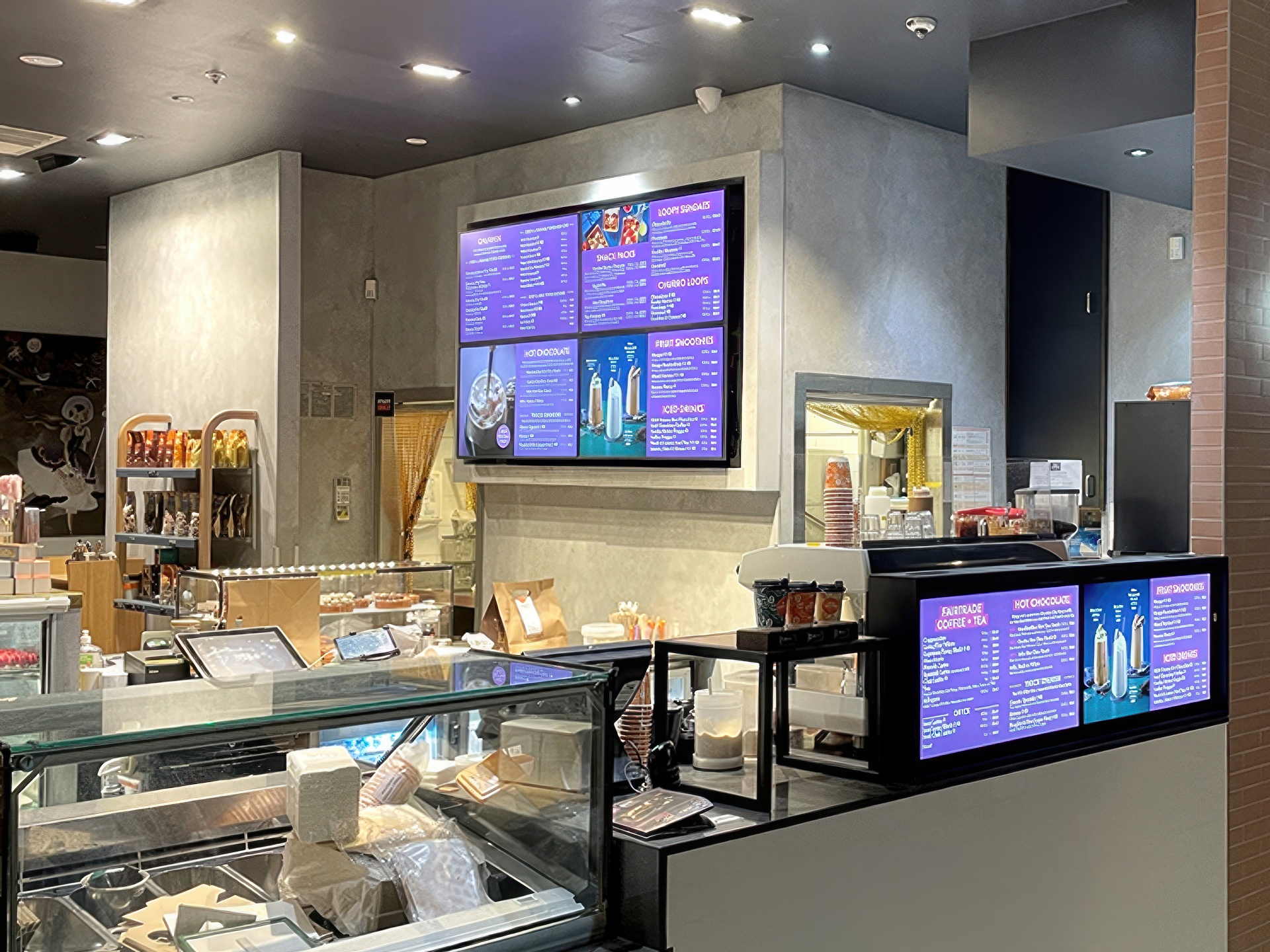 San Churro Highpoint, Digital Menu Boards Melbourne Australia