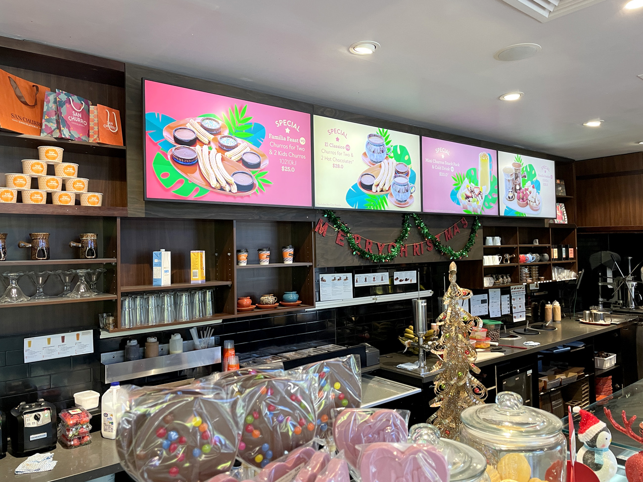 San Churro Epping Digital Menu Boards Vision One