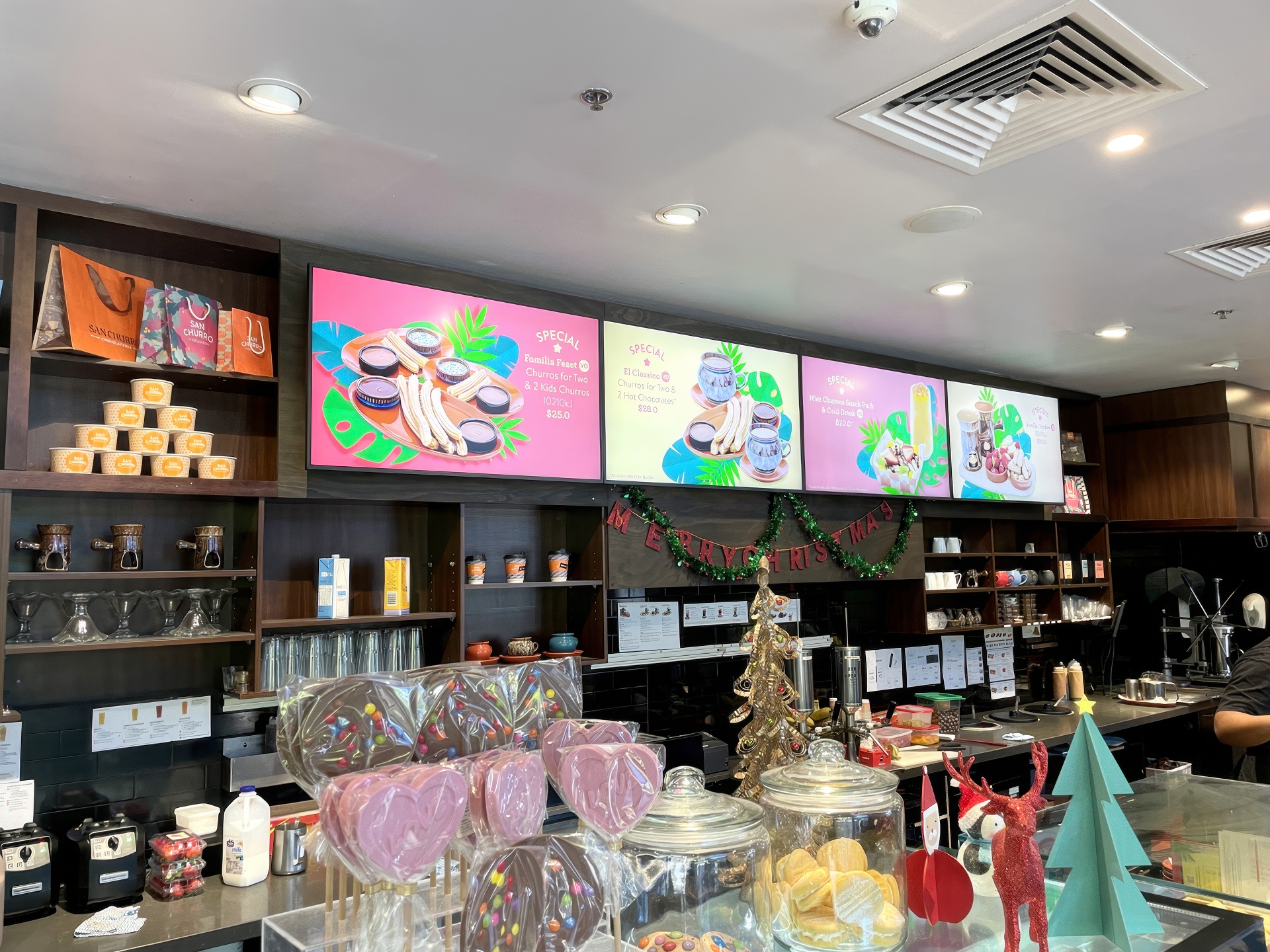 San Churro Epping Digital Menu Boards Vision One