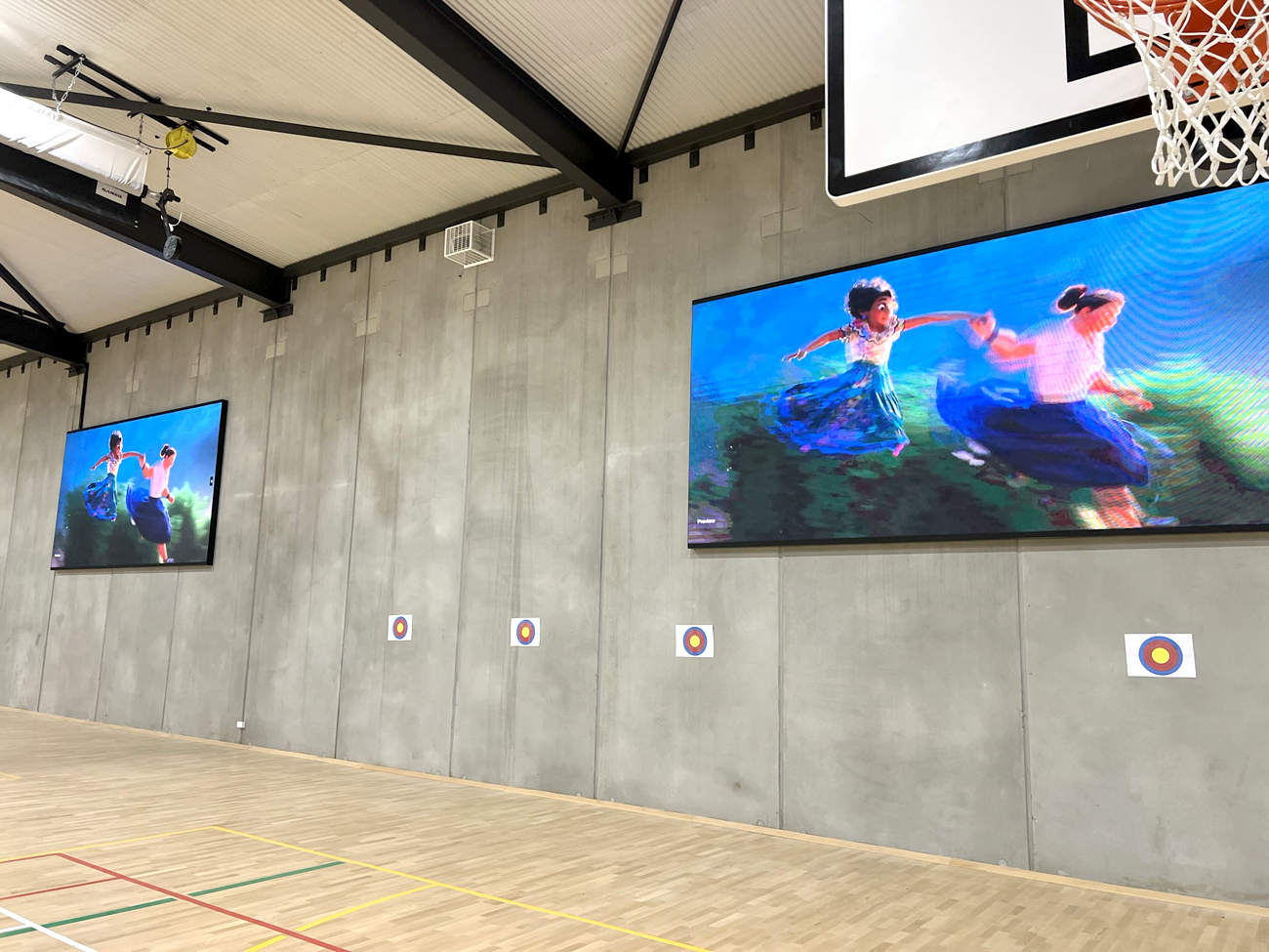Staughton College Vision One LED Aurora Video Wall Displays