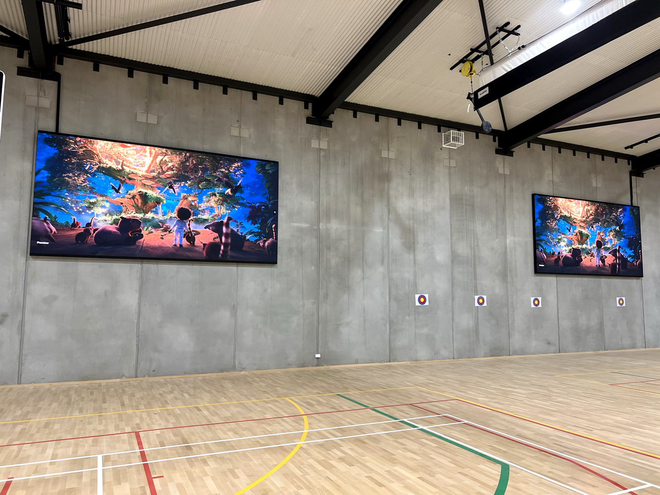 Staughton College Vision One LED Aurora Video Wall Displays