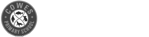 Cowes Primary School Black White Logo