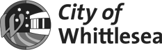 City of Whittlesea Black White Logo