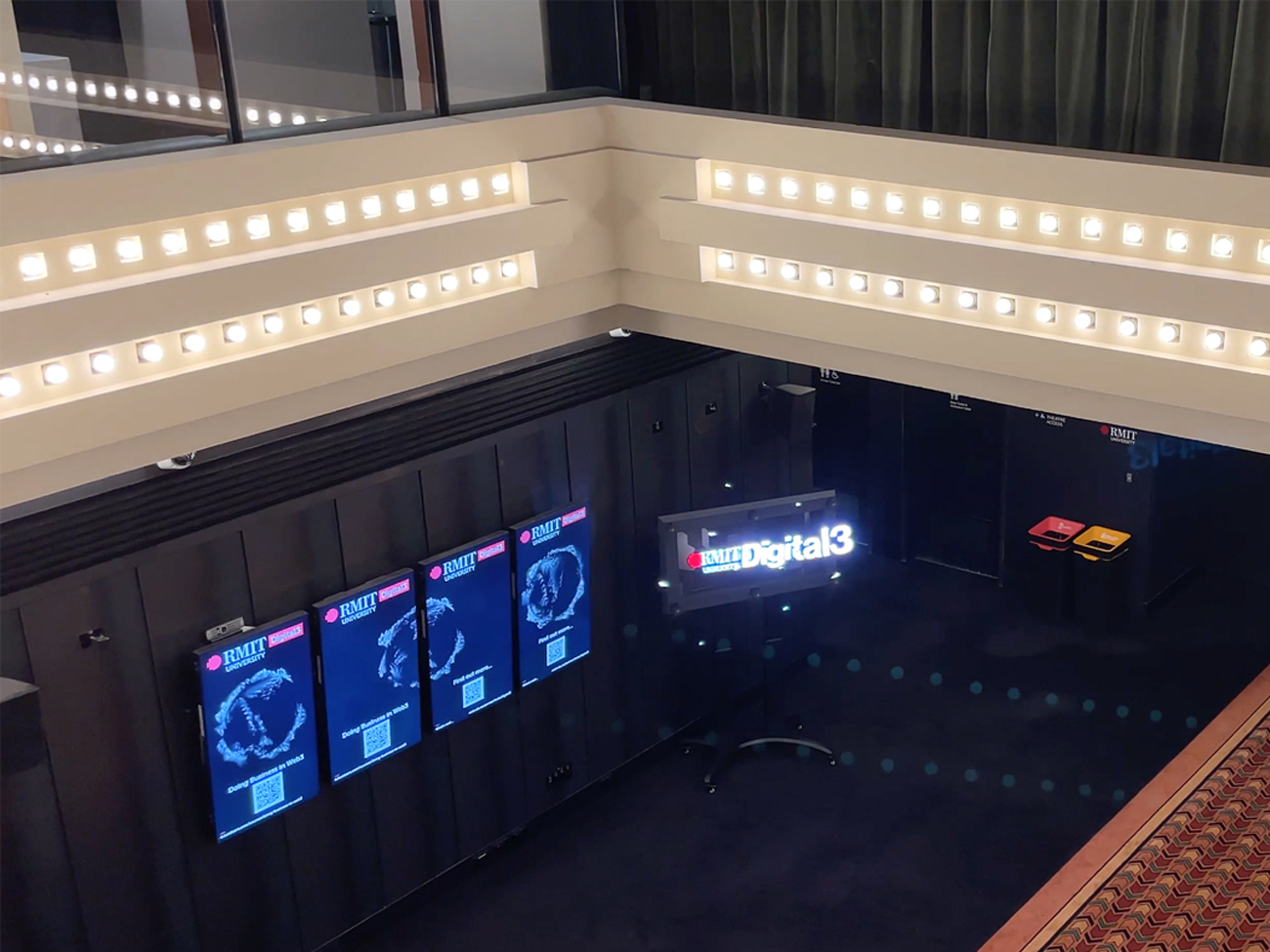 HYPERVSN RMIT Portable D3 Holographic Digital Signage Melbourne Australia Hologram