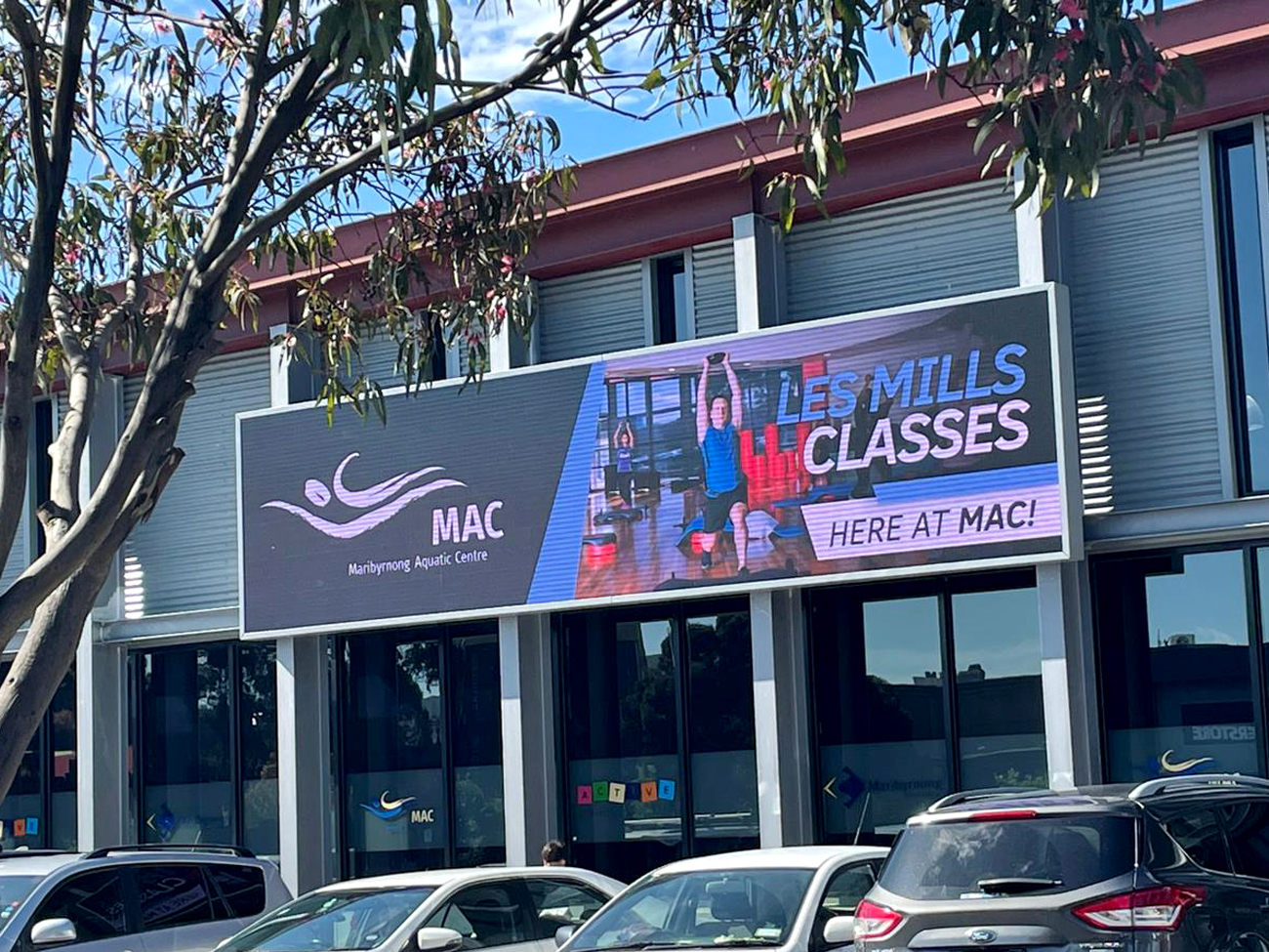 MAC Outdoor LED Advertising Sign Wall Melbourne Australia