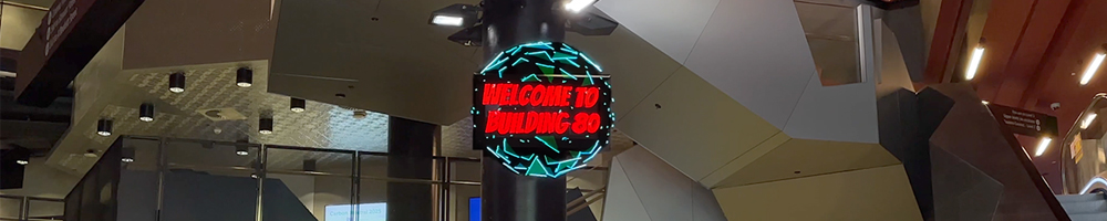 HYPERVSN RMIT Building 80 Holographic Digital Signage Melbourne Australia Hologram