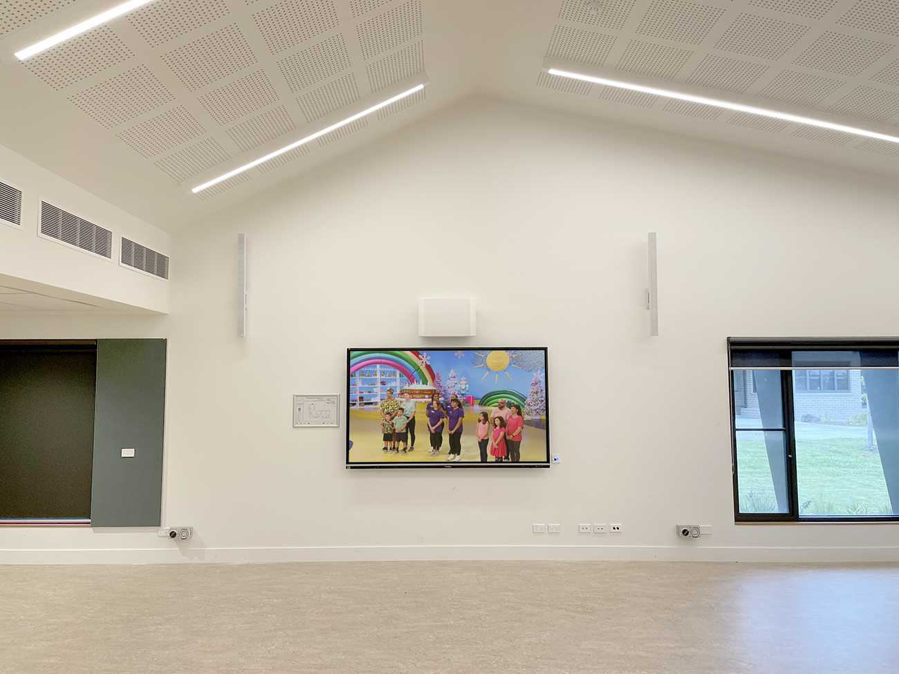 Kirrip Community Centre AV Viewsonic Touch Screens and Audac Audio