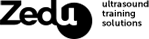 Zedu Ultrasound Training Solutions Black White Logo