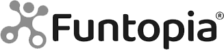 Funtopia Black White Logo