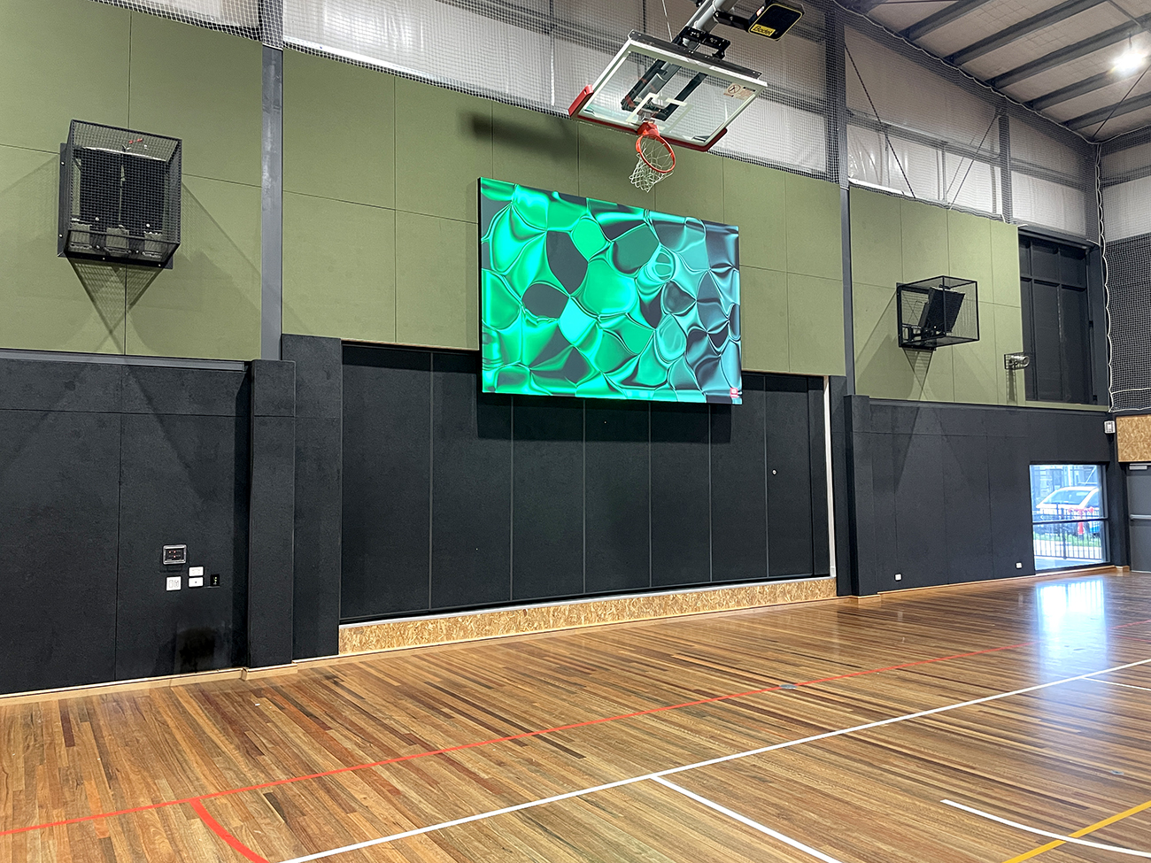 Gilgai Plains Primary School Aurora LED School Gym Hall Melbourne Australia