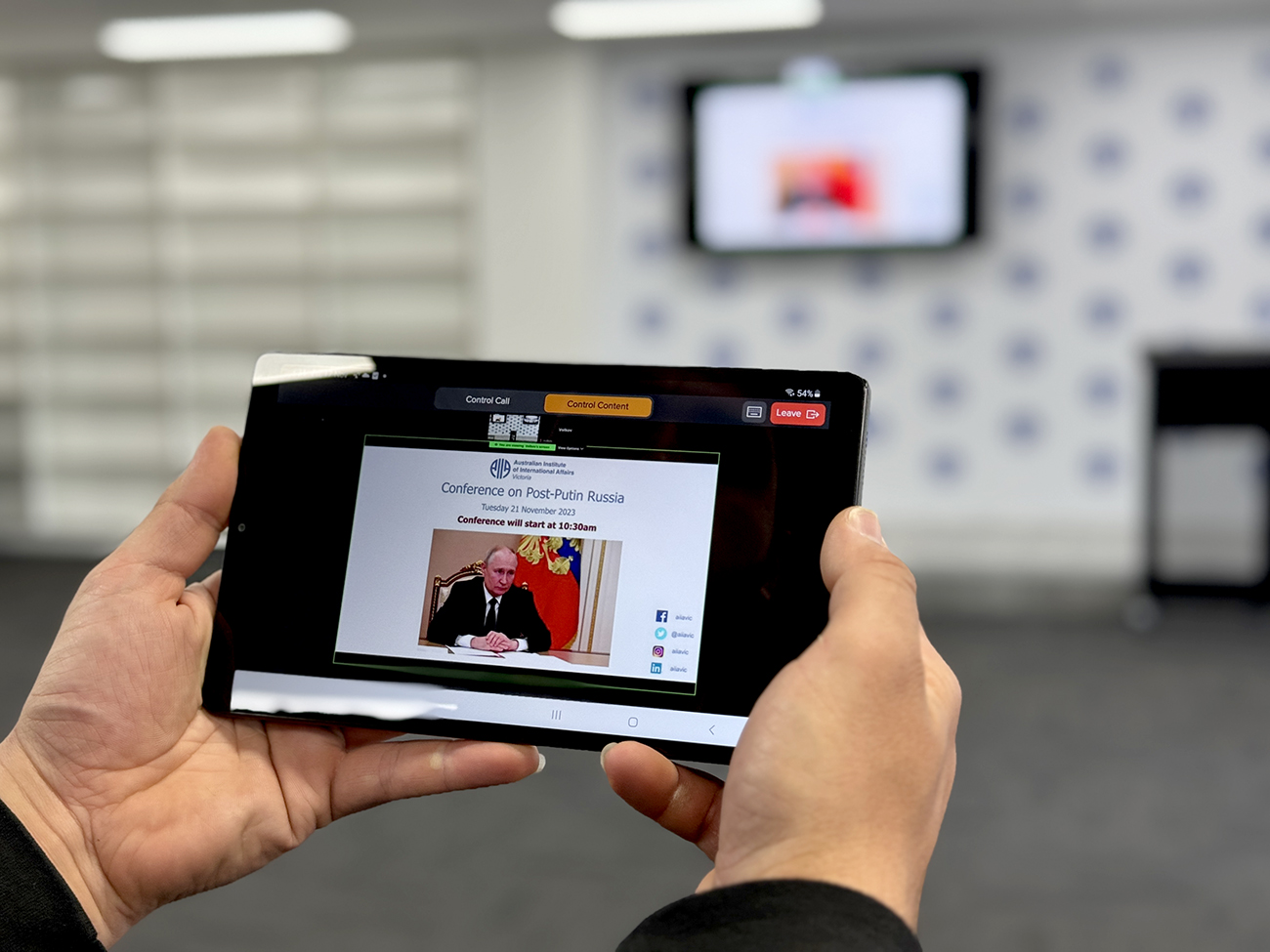 AIIA Video Conferencing Case Study Melbourne, Australia