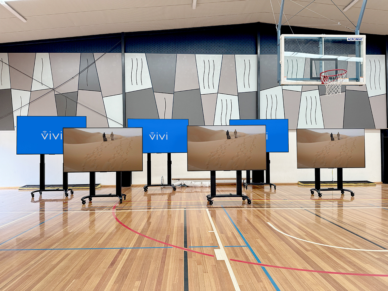 Case Study: Bacchus Marsh Grammar - Gymnasium Display Panel Upgrade