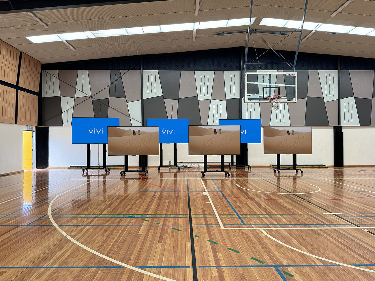Case Study: Bacchus Marsh Grammar - Gymnasium Display Panel Upgrade