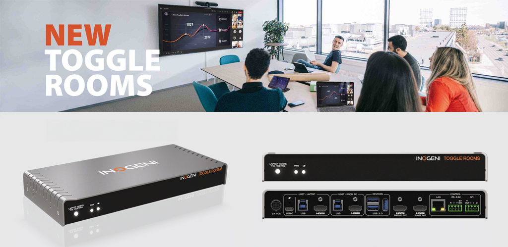 Blog Post - Inogeni Unveils Toggle Rooms at ISE 2024: Revolutionising BYOM/BYOD Meetings