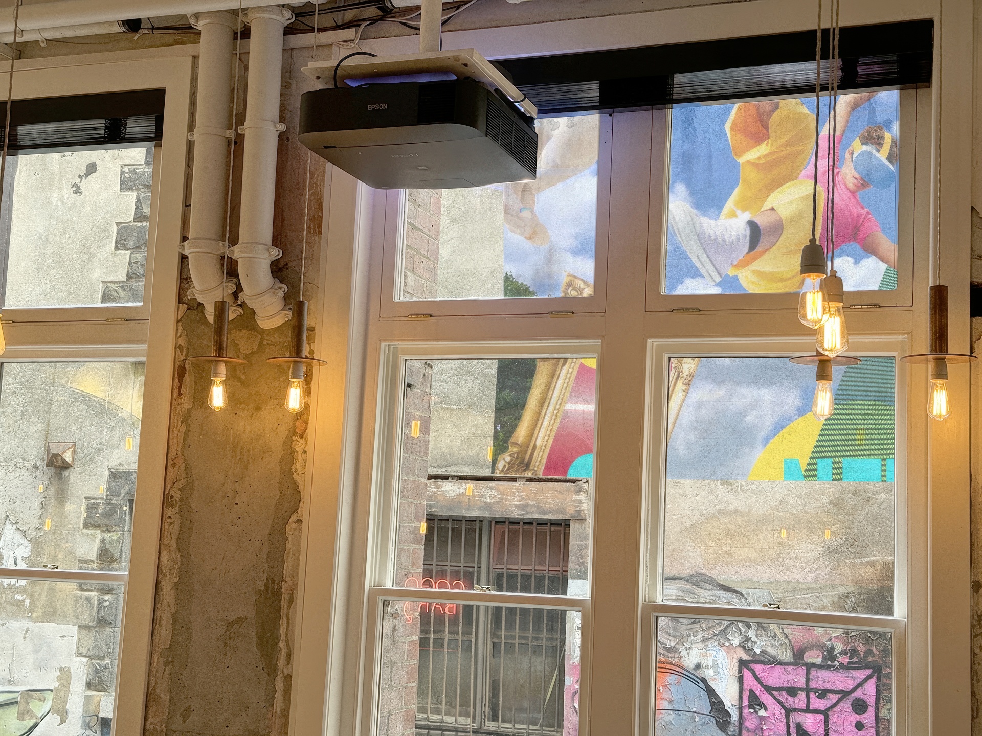 Chin Chin Outdoor Art Projection Melbourne