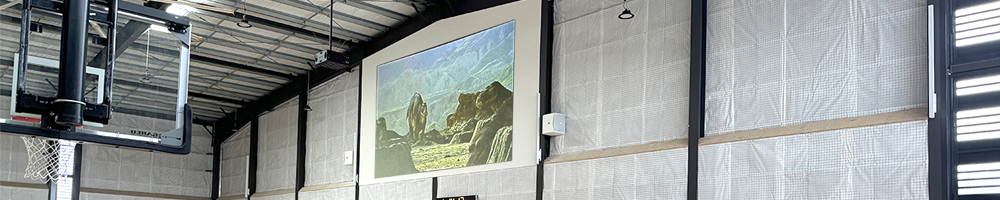 Lalor Secondary College Epson High Brightness Projector Gym Hall AV Melbourne