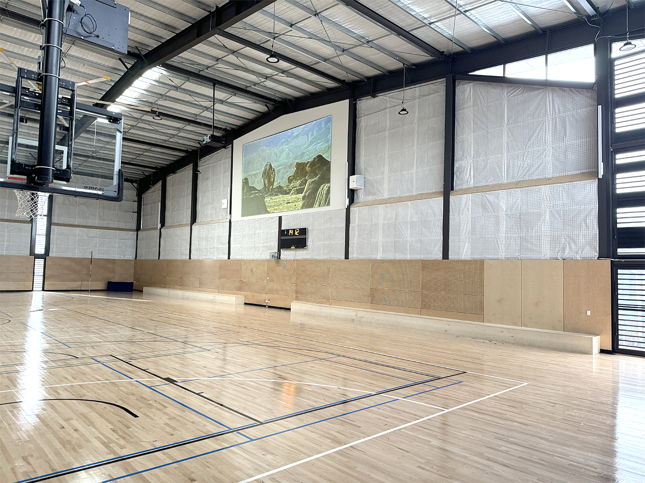 Lalor Secondary College Epson High Brightness Projector Gym Hall AV Melbourne