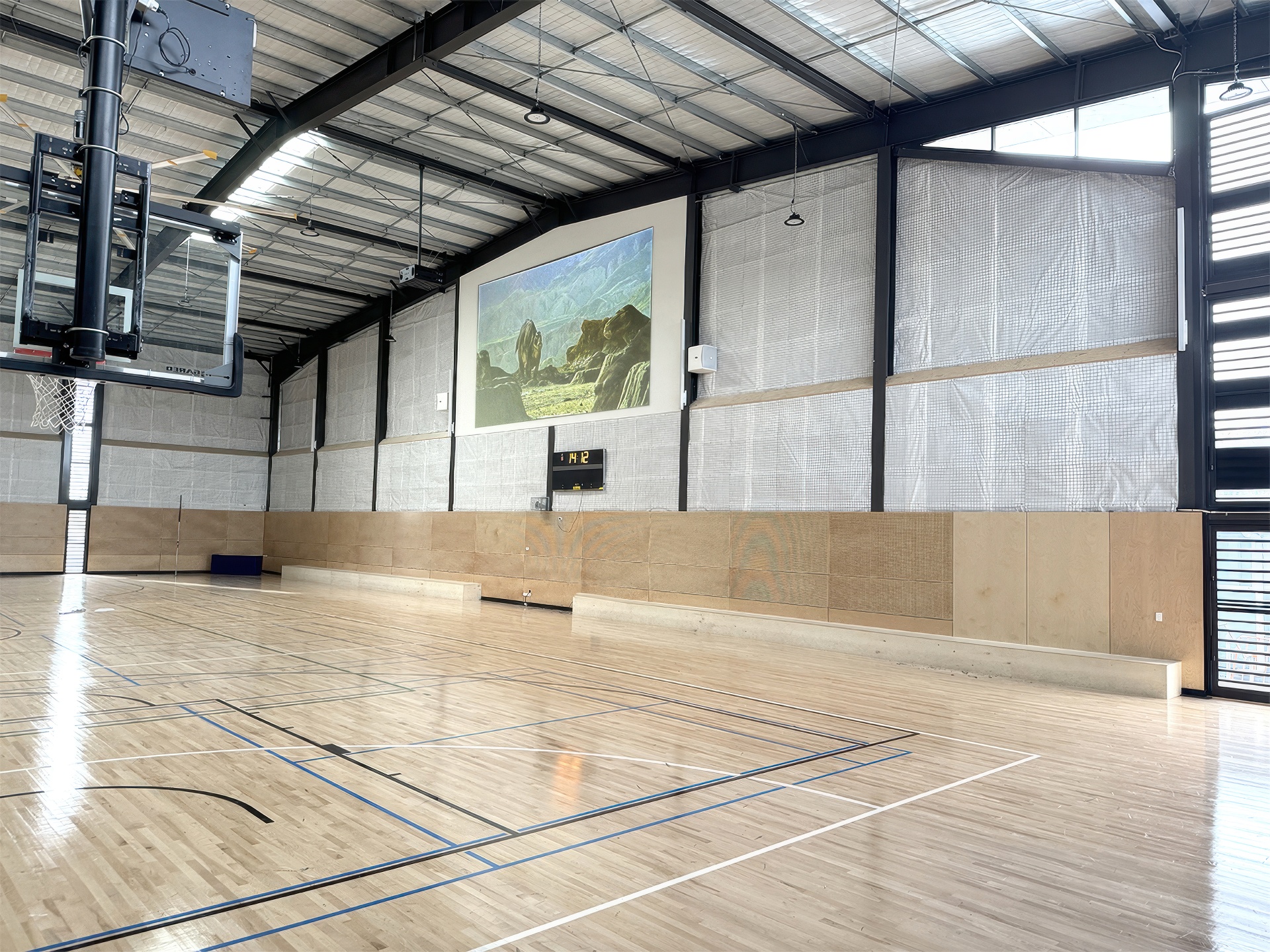 Lalor Secondary College Epson High Brightness Projector Gym Hall AV Melbourne
