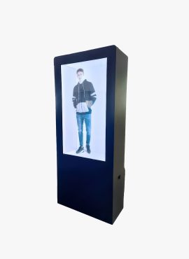 Shadowbox Human 86 Transparent Floating Holographic Display Cabinet
