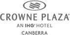 Crowne Plaza Canberra Black White Logo