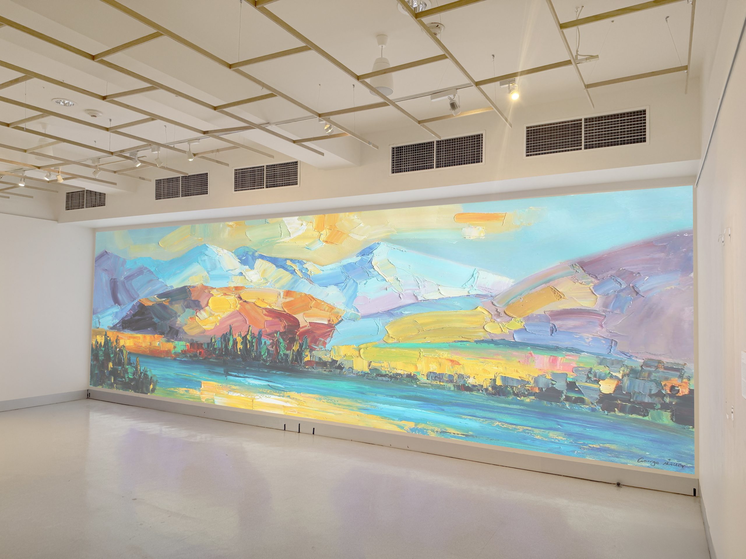 Case Study: Trinity Grammar School Art Gallery - Edge Blending Projection in Melbourne, Australia
