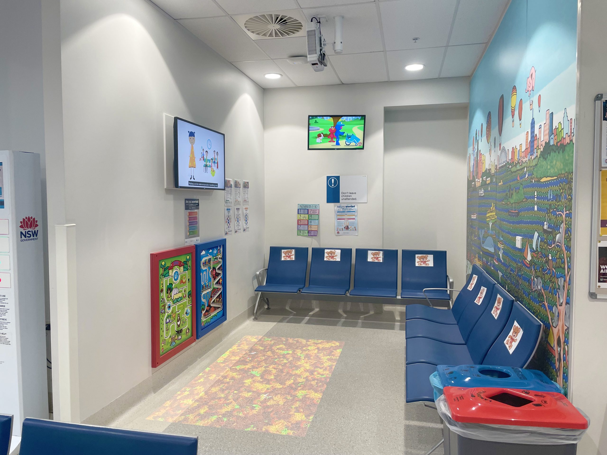 Case Study: Royal North Shore Hospital - LUMOplay Interactive Floor Projection
