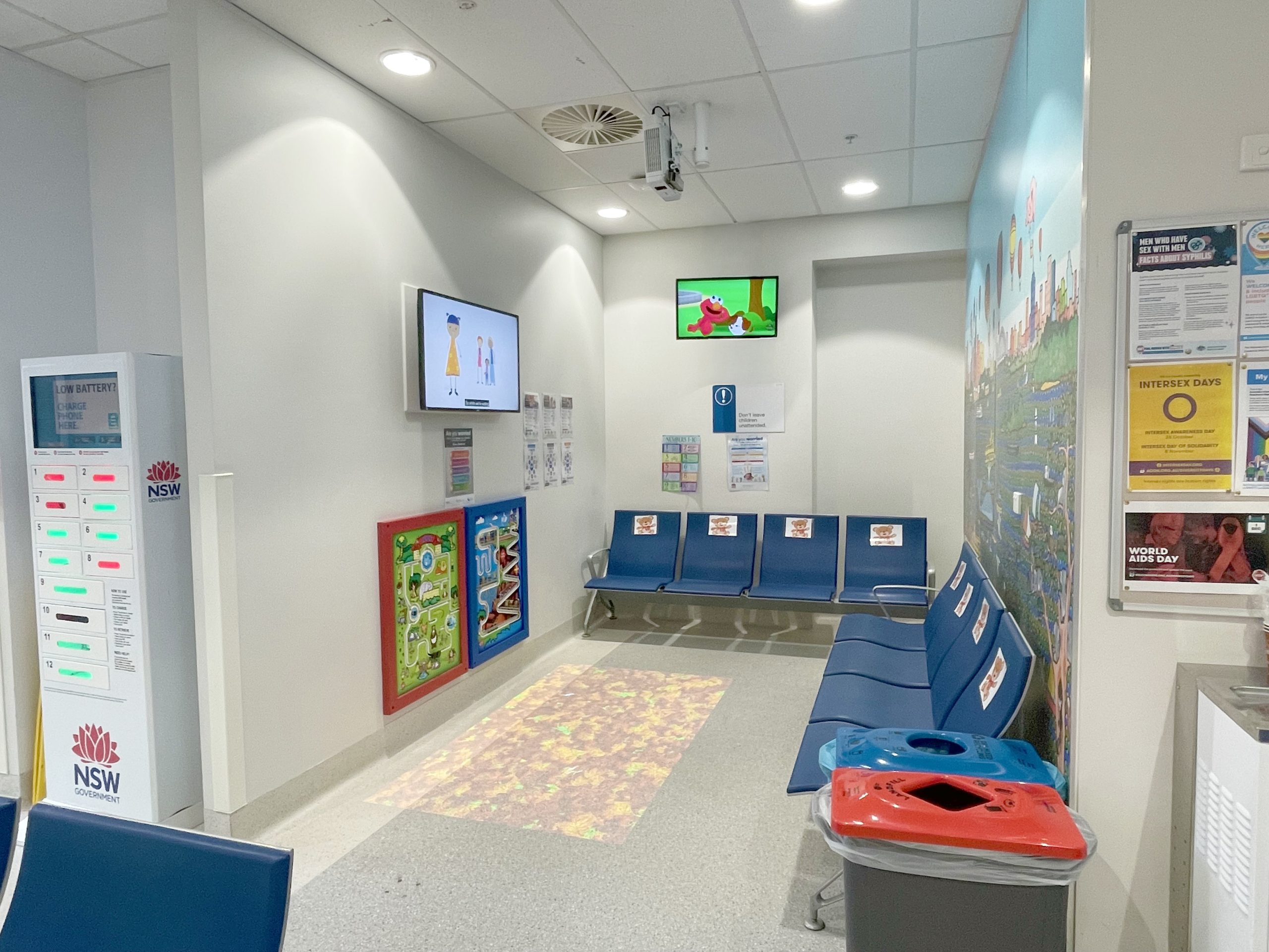 Case Study: Royal North Shore Hospital - LUMOplay Interactive Floor Projection